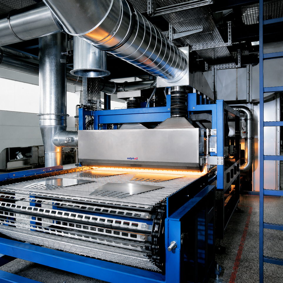 Produktionsanlage mit integriertem adphos Modul