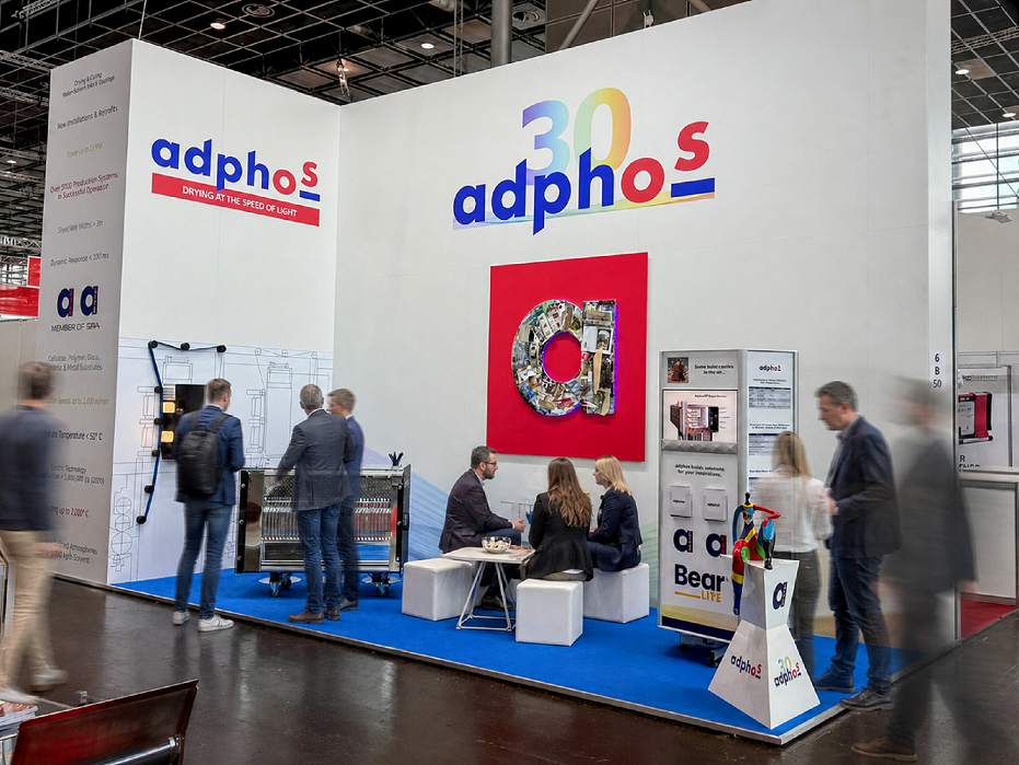 Messestand der Firma adphos